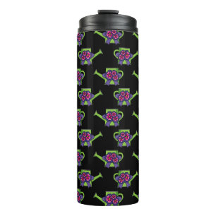 Termo Cute Waters Can con Bouquet de flores