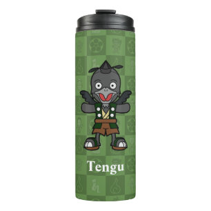 Termo Cute Yokai Karasu Tengu   Folklore japonés