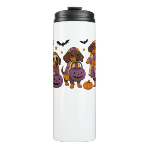 Termo Dachshund Dog Ghost Halloween
