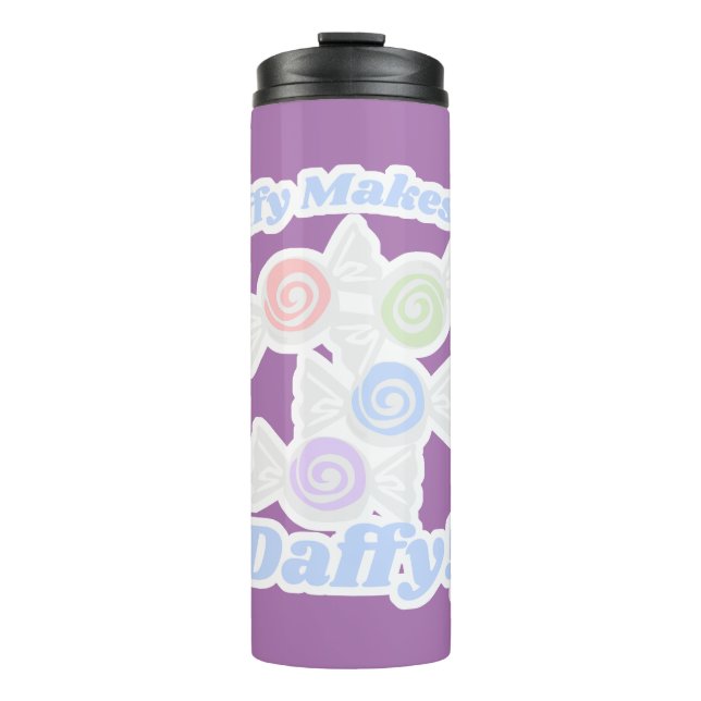 Termo Daffy Para Taffy Candy Fun Sweet Art (Anverso)