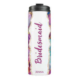 Termo Dama de Honor con Nombre Personalizado