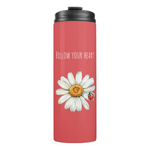 Termo Dama de la Flor de Margarita Mariquita