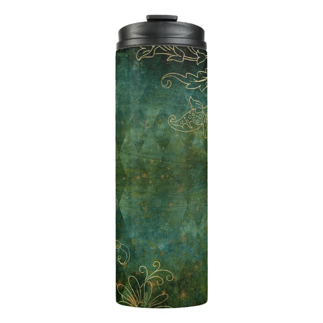 Termo Damascado floral vintage (Anverso)