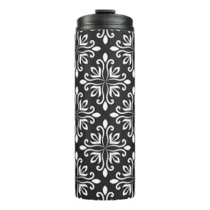 Termo Damasco elegante: Art Deco floral