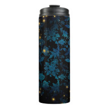 Damasco negro y azul