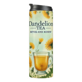Termo Dandelion Tea Design AI art