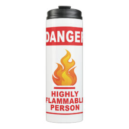 Termo Danger Highly Flammable Person
