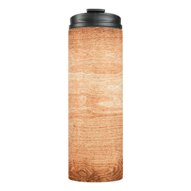 Termo Dark wood texture background surface with old natu (Anverso)