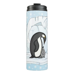Termo Davin y Annie el Tumbler Termal de los Pingüinos