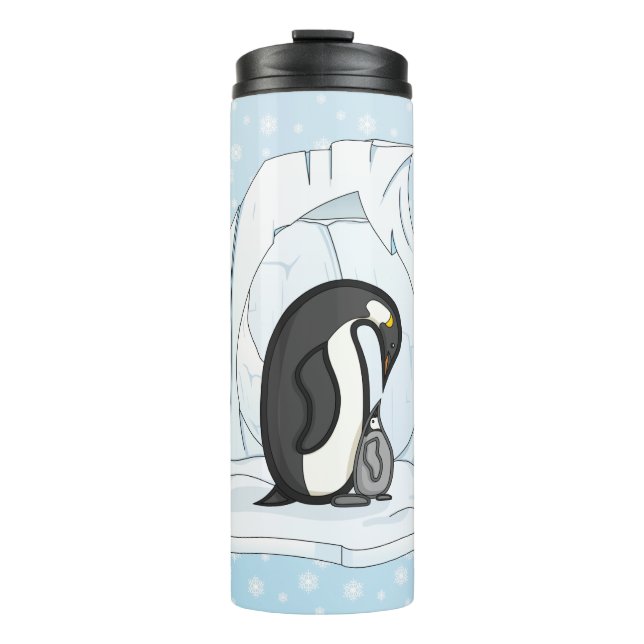 Termo Davin y Annie el Tumbler Termal de los Pingüinos (Anverso)