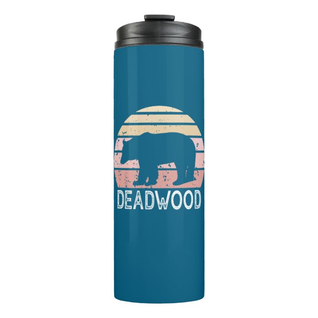Termo Deadwood South Dakota Retro Bear (Anverso)