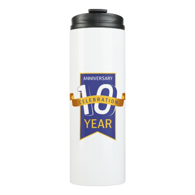Termo Décimo aniversario (Anverso)