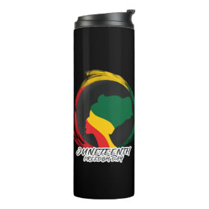 Termo Decimosegundo Día de la Libertad Historia Negra