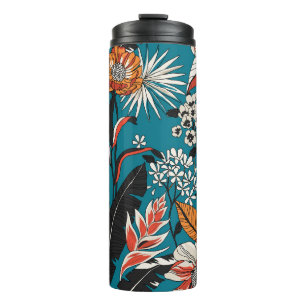 Termo Deco floral artístico: patrón de infiltración sin 