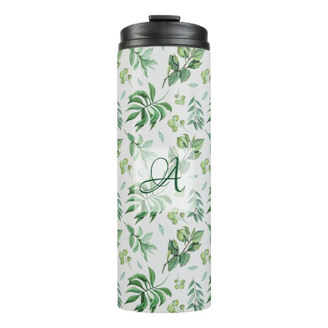 Termo Decoración de la casa botánica de la salida verde  (Anverso)