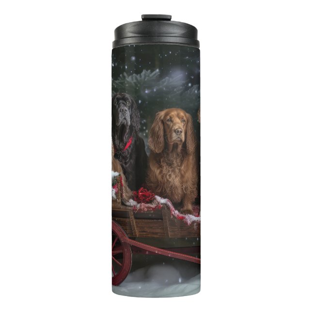 Termo Decoración de Navidades de Cocker Spaniel Snowy Sl (Anverso)