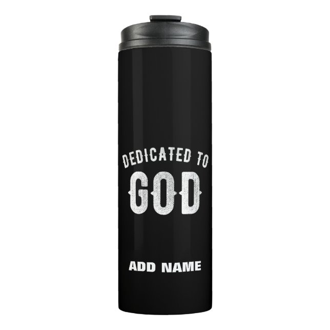 TERMO DEDICADO A DIOS PERSONALIZABLE GUAY TEXTO BLANCO (Anverso)