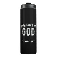 DEDICADO A DIOS PERSONALIZABLE GUAY TEXTO BLANCO