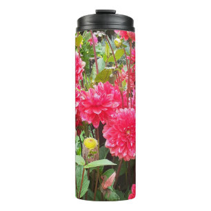 Termo Deep Pink Dahlias