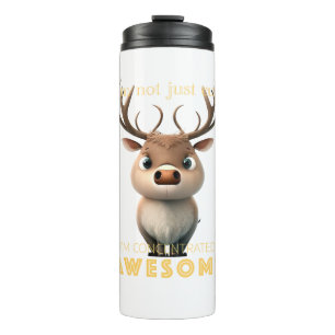 Termo Deer concentrado asombroso Cute Adorable Gracioso