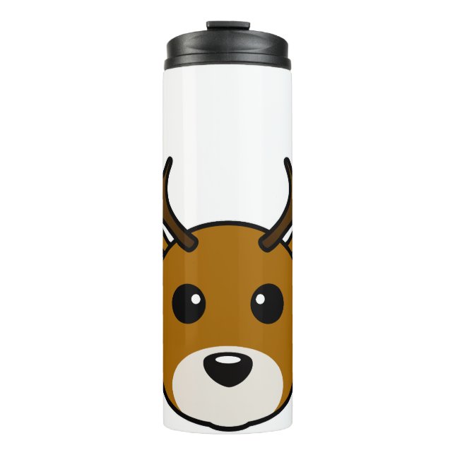 Termo Deer de Personalizado lindo (Anverso)