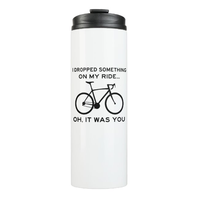 Termo Dejé Algo En Mi Paseo Oh Fue En Ciclismo (Anverso)