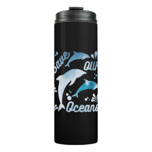 Termo Delfines / Salven nuestros océanos
