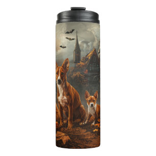 Termo Delicia Nocturna de Halloween para Perros Basenji