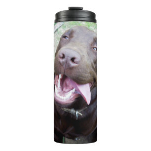 Termo Delicias Goofy: Cachorros de chocolate marrón,