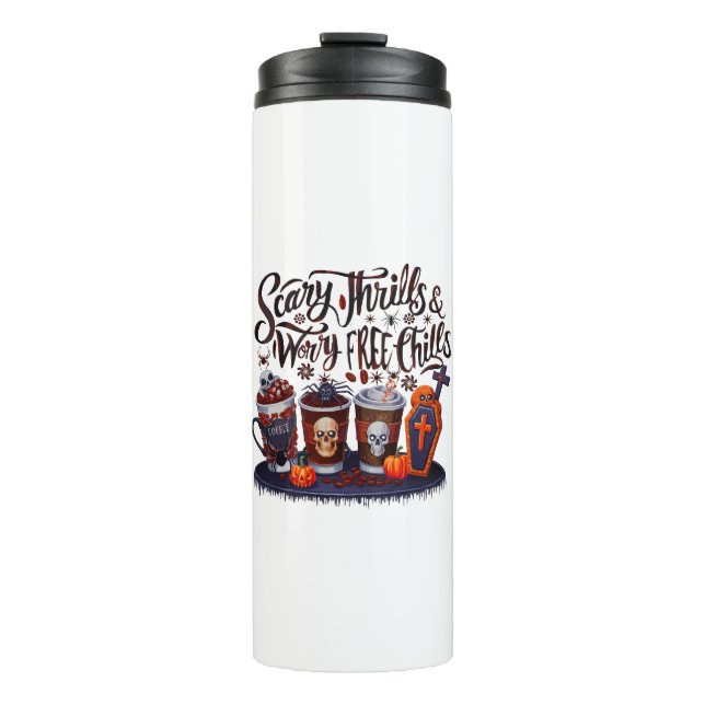 Termo ¡Delicioso café de Halloween para refrescos espumo (Anverso)