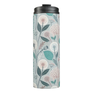 Termo Delicioso Dandelion & Floral Folk Art Seamless (2)