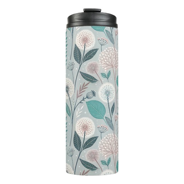 Termo Delicioso Dandelion & Floral Folk Art Seamless (2) (Anverso)