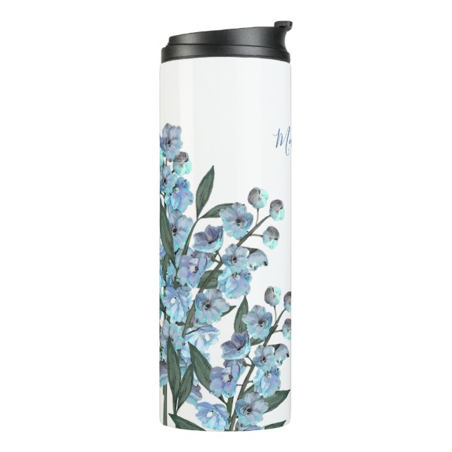Termo Delphinium Azul (Rotado hacia la izquierda)