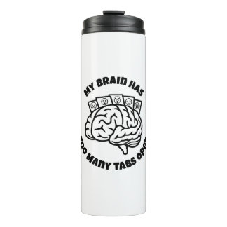 Termo Demasiadas Pestañas – Taza Térmica Divertida para 