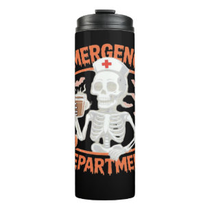 Termo Departamento de Emergencia Funny Enfermera de Hall