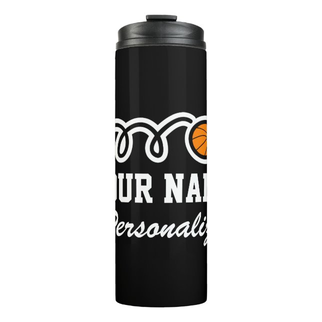 Termo Deporte de baloncesto personalizado fango térmico  (Anverso)