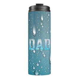 TERMO DERRAME DE AGUA CON PESO DE PAPEL AZUL SUJETO