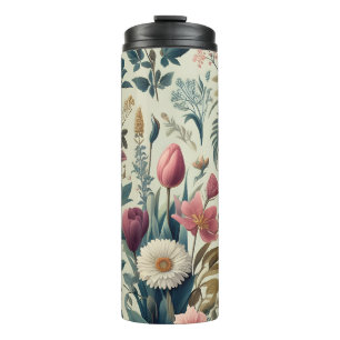 Termo Descubre el impresionante patrón botánico floral d