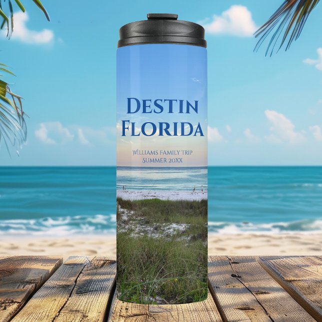 Termo Destin Florida Personalizable Beach Vacation (Subido por el creador)