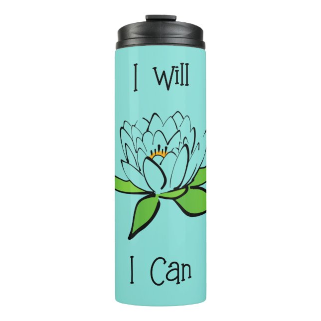 Termo Determinación de Lotus Flower I Can (Anverso)