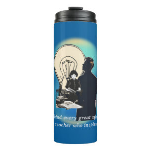 Termo Detrás De Cada Gran Mente Hay Un Profesor Que Insp