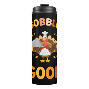 Termo Día de Acción de Gracias de Gobblegool Turkey