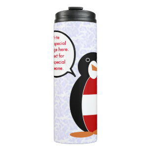 Termo Día de la Bandera Austriaca Sra. Pingüino Hablando