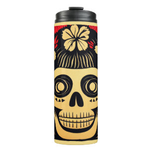 Termo Día de la Calavera del Azúcar Muerto 1