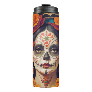 Termo Día De La Catrina De Los Muertos 1