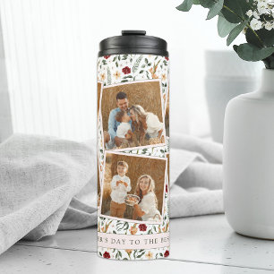Termo Día de la Madre con estilo delicado floral de scra