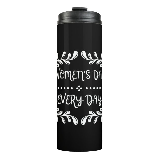 Termo Día de la Mujer Todos los Días (Anverso)