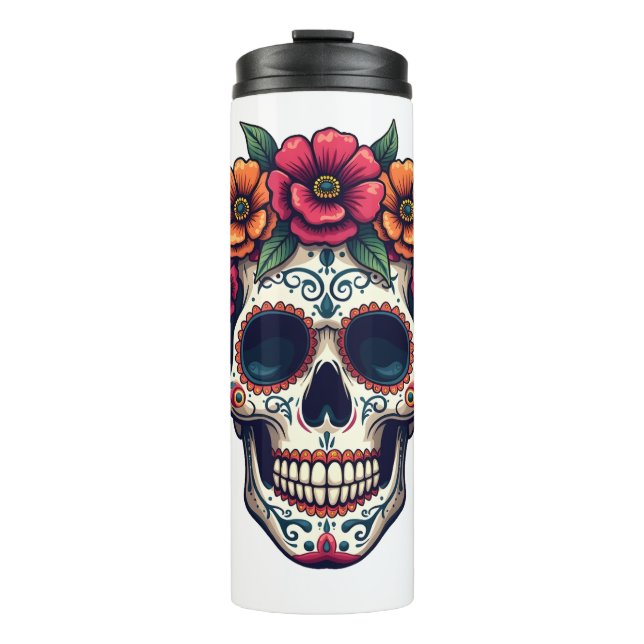 Termo Día de los Muertos Calavera de Azúcar � Dia de los (Anverso)