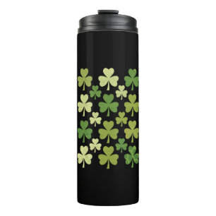 Termo Día de San Patricio Corazón Trébol de la Suerte Tr