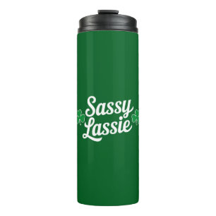 Termo Día de San Patricio Sassy Lassie Divertido Irlandé